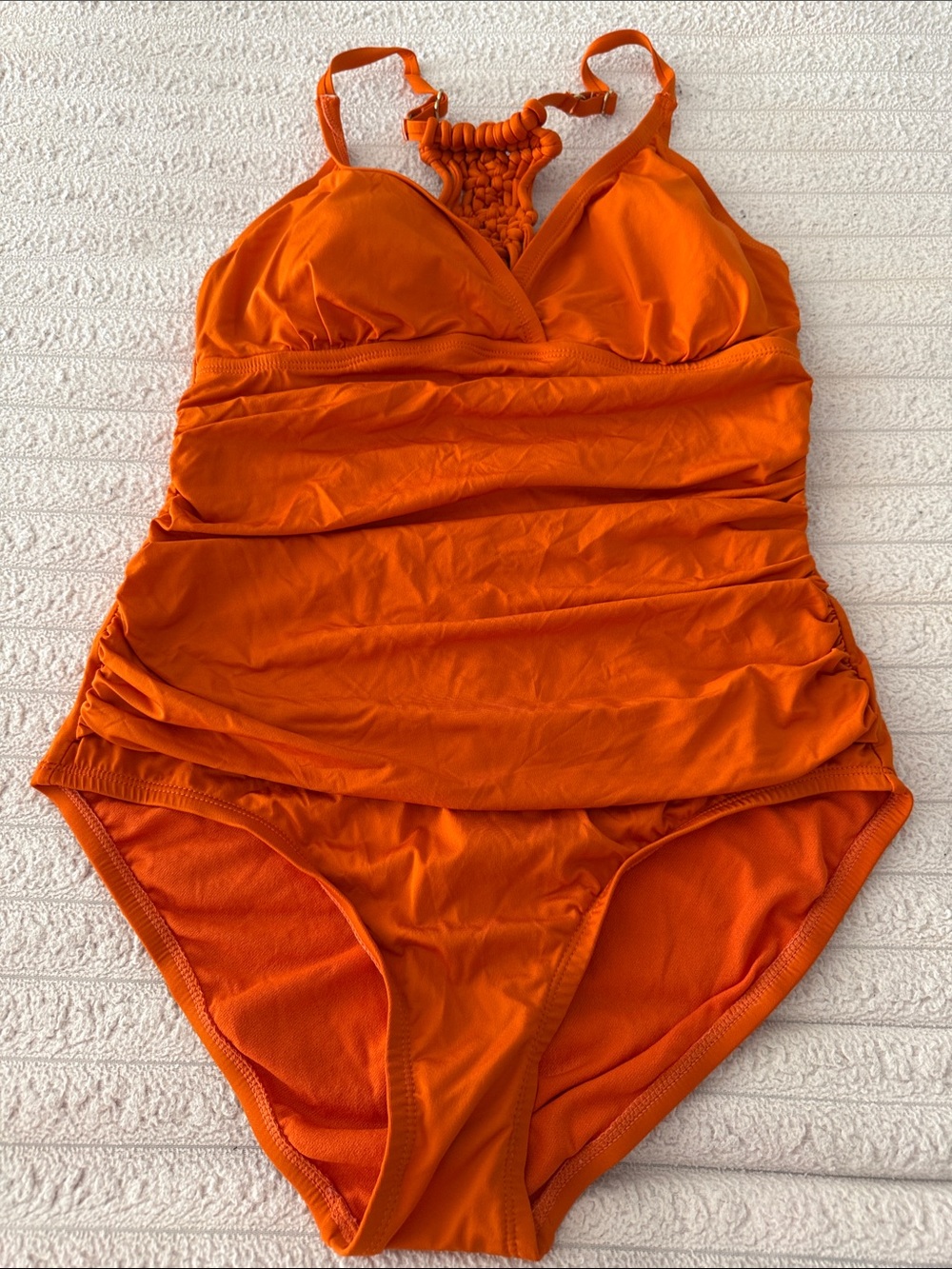 Bright Orange Women’s One-Piece Swimsuit